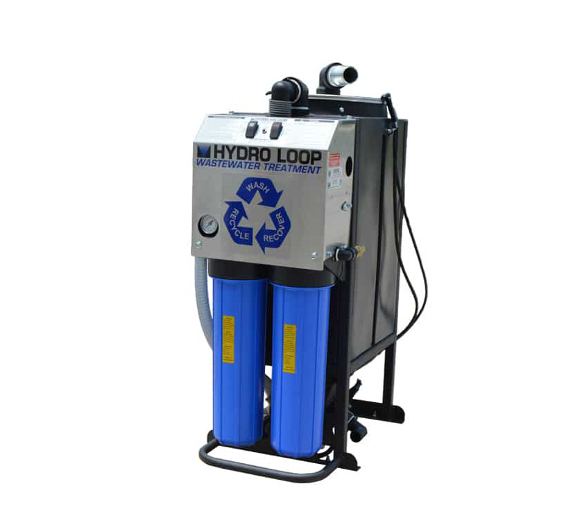 Hydro Tek waste water recycling system for pressure washing.